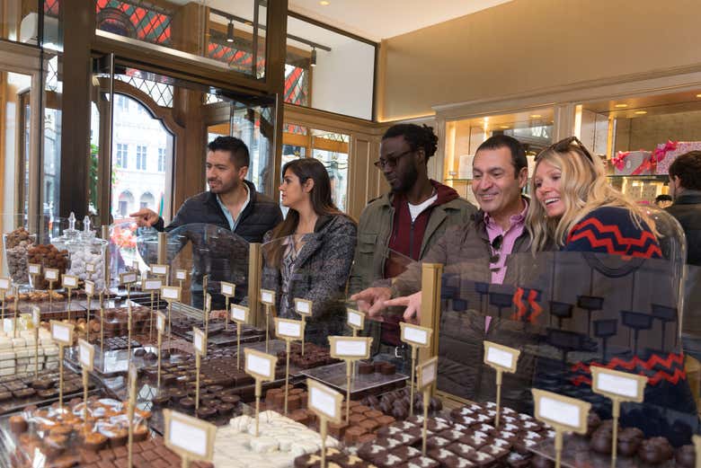 A punto de probar deliciosos chocolates