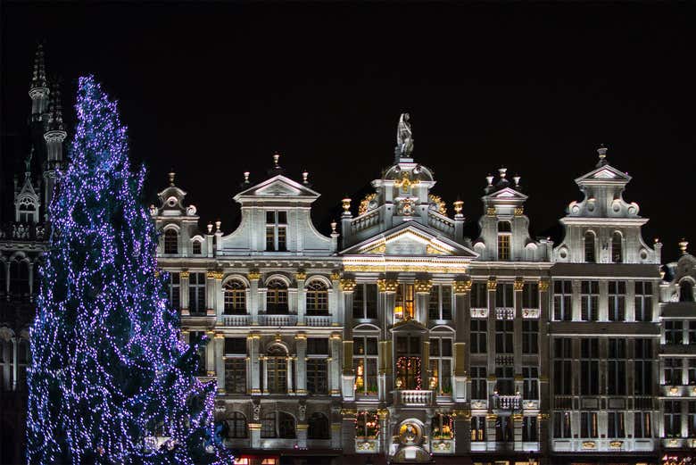 Decoración navideña de la Grand-Place
