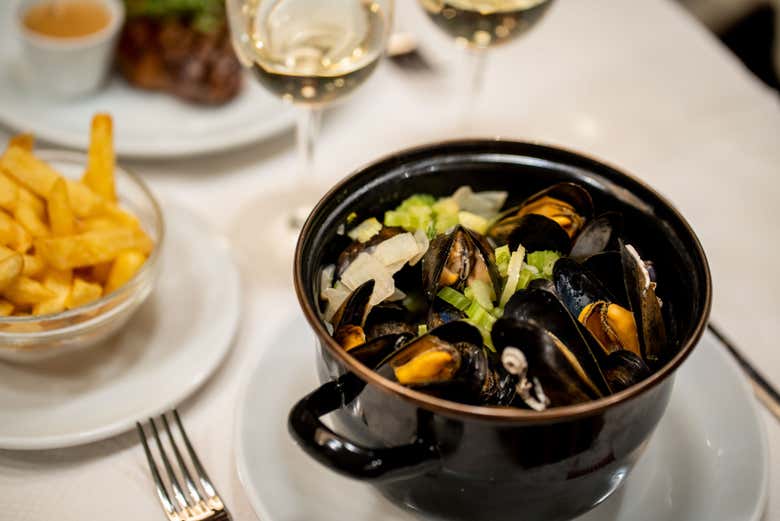 Los mejillones con patatas fritas son un clásico de Bruselas